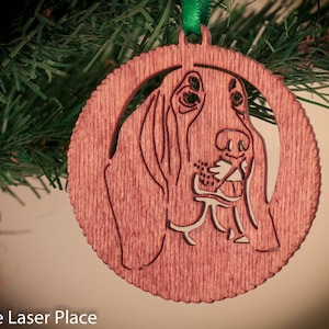 Basset Hound Kerst Ornament DG114