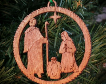 Nativity Holy Family Christmas Ornament