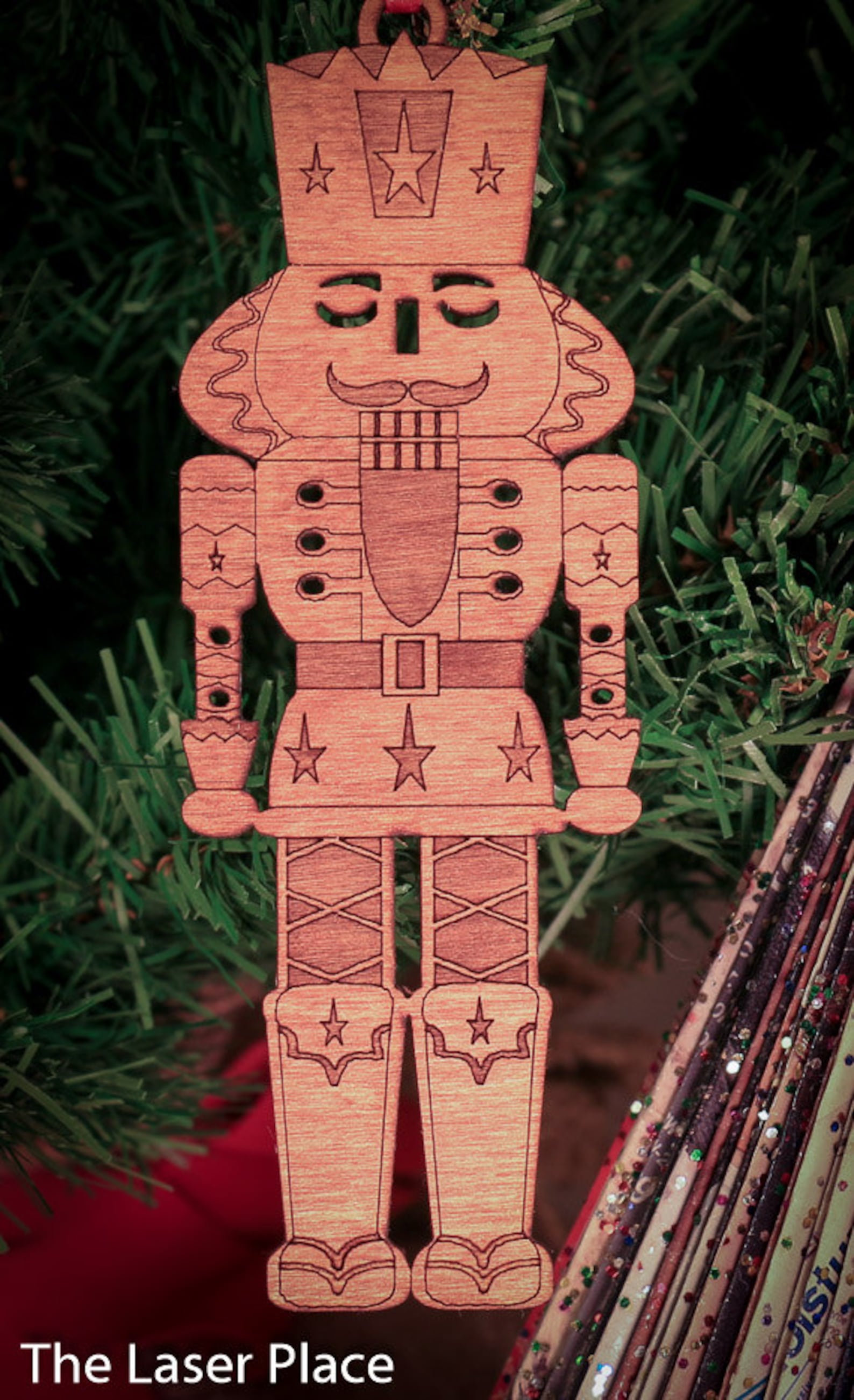 nutcracker ballet laser cut ornament chr113