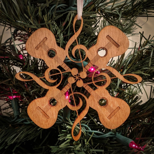 Guitar Christmas Ornament, Guitar Gift