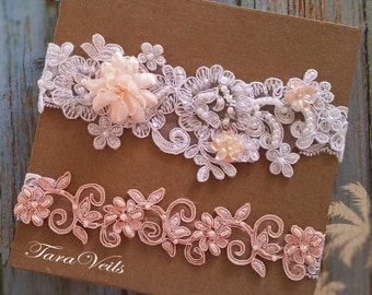 Wedding Garter Set,Bridal Garter Peach,Bridal Garter peach Garter,Wedding Garter Peach,Lace Garter, Garter Set light Peach, garter set