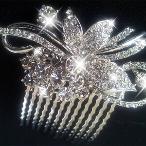 Rhinestone Comb, Bridal Comb, Bridal Comb Crystal, Wedding Crystal Hair Comb, Hair Comb, Wedding Accessory, Bridal Headpiece, Bridal Comb image 1