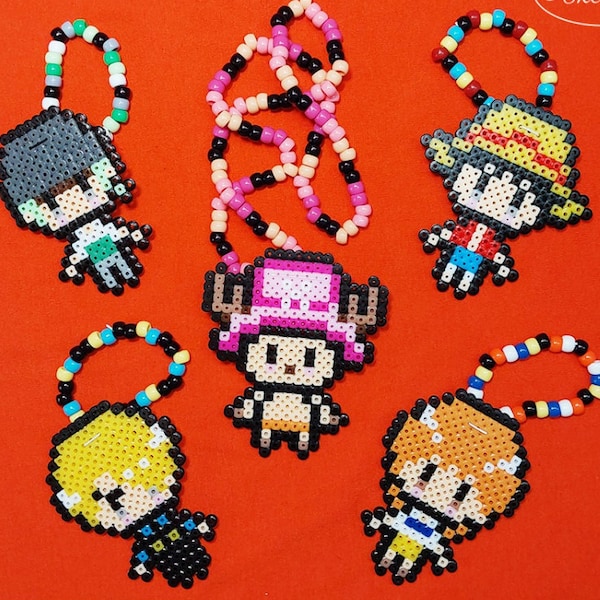 Rave Kandi Perler Necklaces Bracelets - Customizable Beaded EDM Festival Jewelry - One Piece -Handmade by SweeetKandiLand
