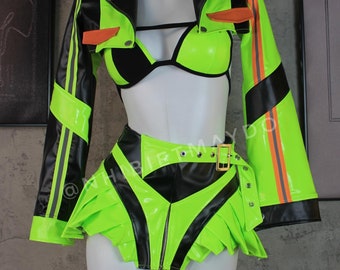 Custom Rave Outfit: Handmade Festival EDM Dancewear