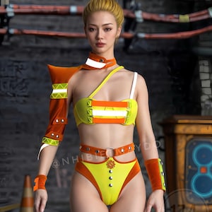 Custom Rave Outfit: Handmade EDM Festival Costume Set