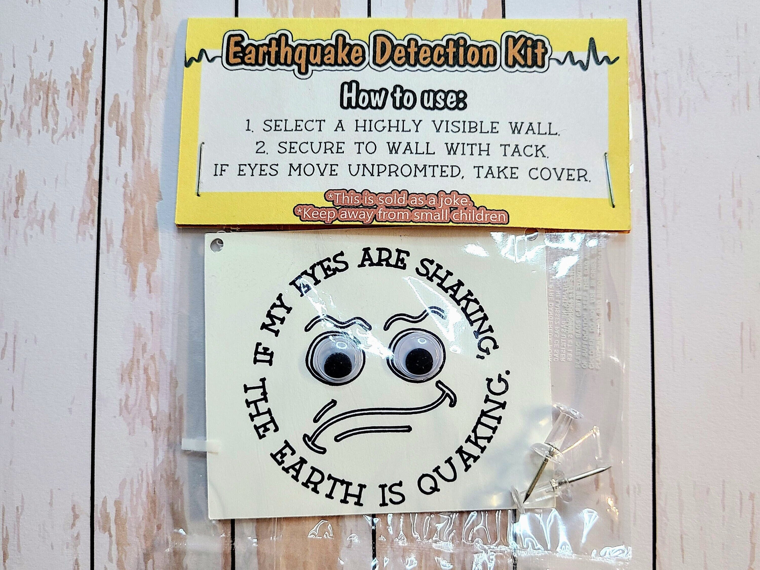 Earthquake Detection Kit Gag Gifts Funny Novelty Gifts - Etsy Norway Earthquake Detection Kit Gag Gifts Funny Novelty Gifts - Etsy Norway