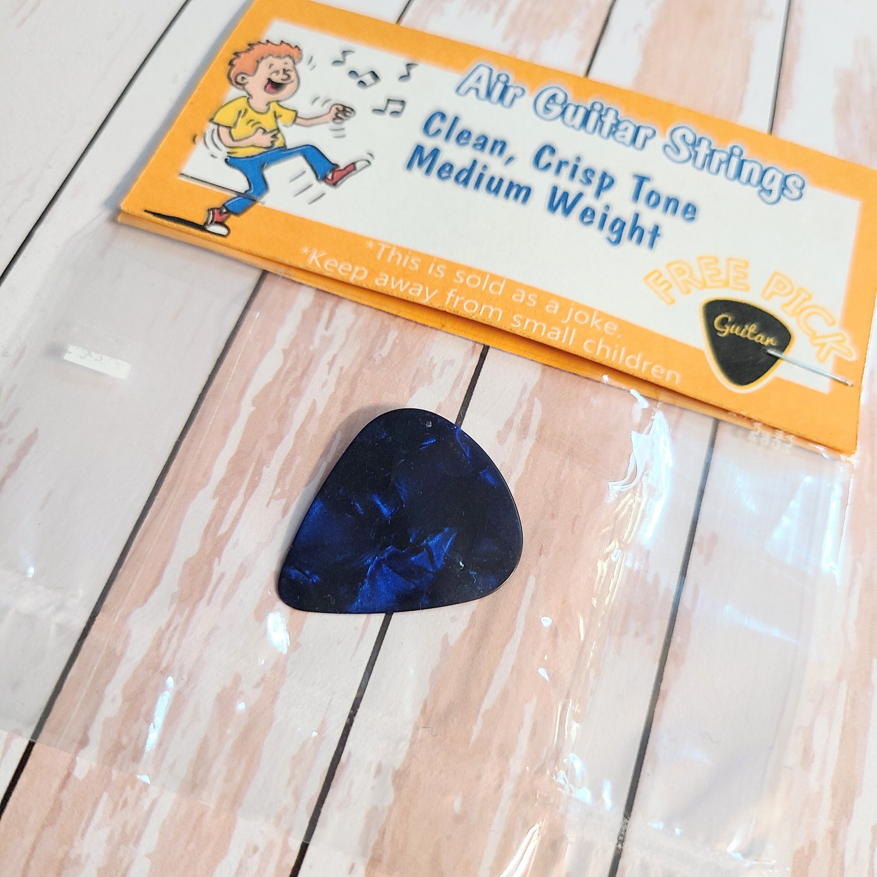 Air Guitar Strings With Pick Gag Gift Party Favor Prank Funny