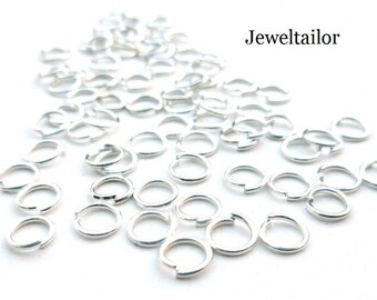 20 Silver Plated 20mm Open Jump Rings Jewellery Making Findings