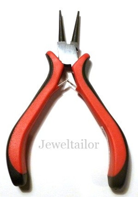 Paquete de 4 alicates de joyería para hacer joyas, kit de herramientas con  alicates de punta de aguja/alicates de punta de cadena, alicates de nariz