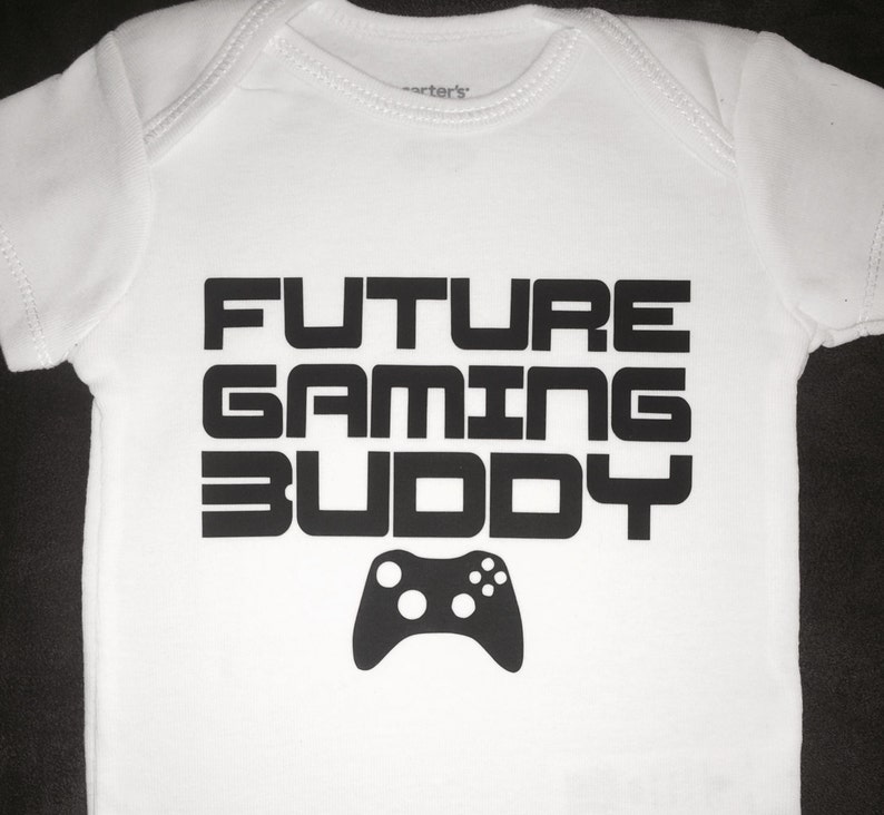 Baby Gamer Bodysuit, Baby Bodysuit, Baby Bodysuit , Baby Shower Gift image 3