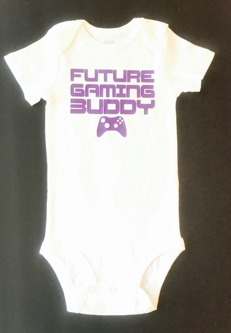Baby Gamer Bodysuit, Baby Bodysuit, Baby Bodysuit , Baby Shower Gift image 2
