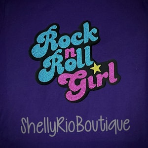 Rock N Roll Girl Darla, Rock N Roll Girl Iron On image 1