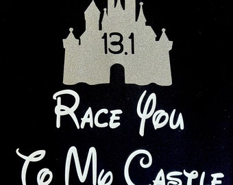 Race You To My Castle, Princess, Running Tank, Workout Tank Top
