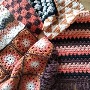 Crochet pattern mixing scarf image 5