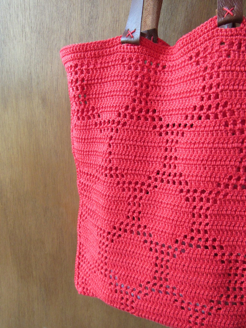1 x pattern crochet marketbag DOTS image 6