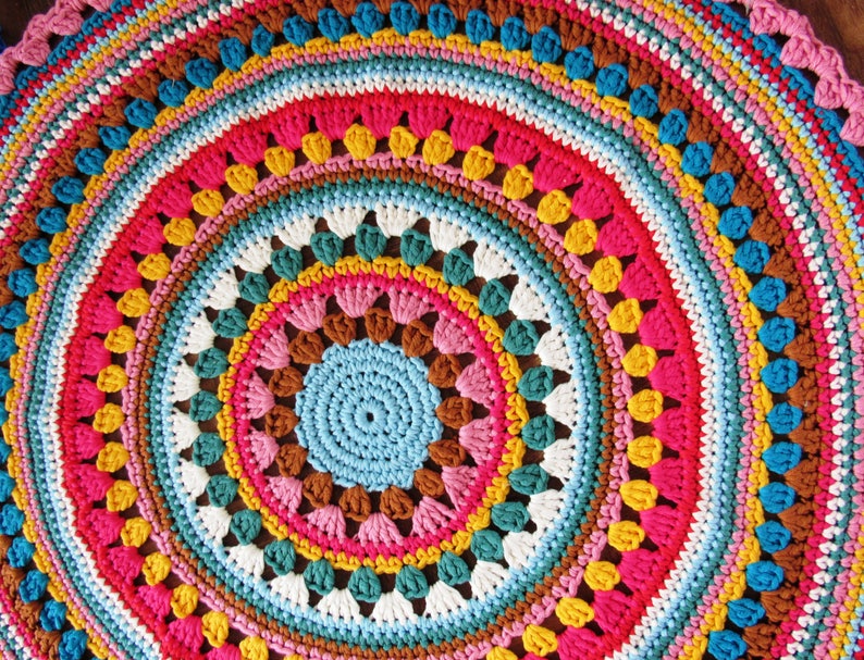 Pattern Crochet rug image 3