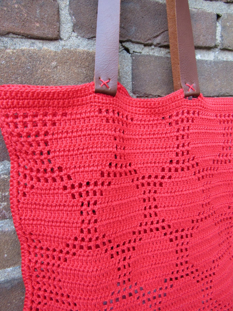 1 x pattern crochet marketbag DOTS image 2