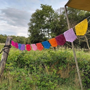 Crochet garland