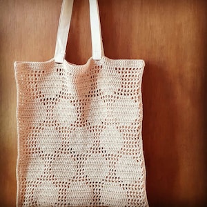 1 x pattern crochet marketbag DOTS image 1