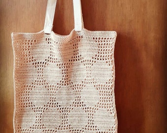 1 x pattern crochet marketbag DOTS