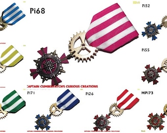 Insignia de brújula steampunk: Medalla de disfraz de pirata