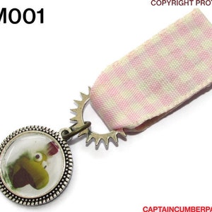 Steampunk pin badge brooch mini medal Cumberpatch cockerel #MM001