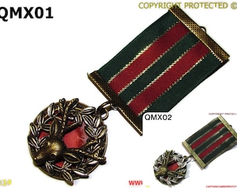 Broche con medalla Steampunk, insignia, medalla navideña, reno #QMX01