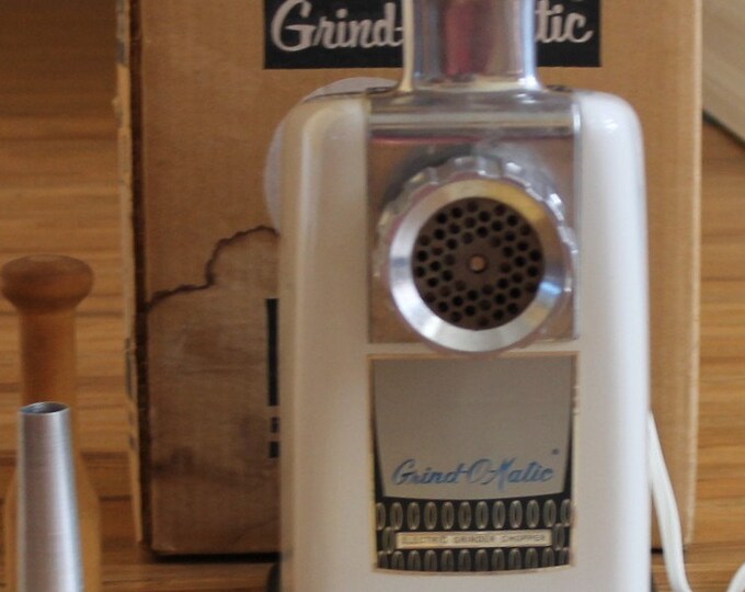 Vintage Rival Grind O Matic Electric Meat Grinder Chopper . Etsy