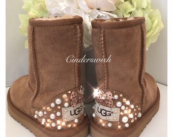 girls sequin uggs