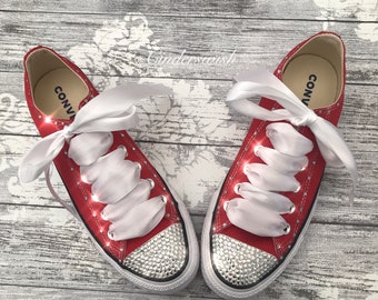 customised diamante converse