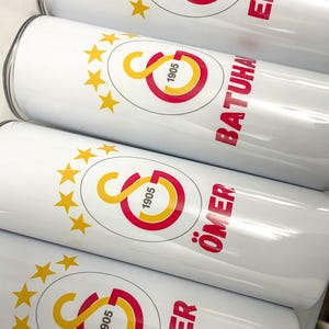 Mens football team gift set / Any team Football Insulated water bottle / Galatasaray, Fenerbahçe, Beşiktaş / Mug, Tumbler, keyring/holiday image 3