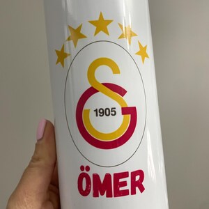 Mens football team gift set / Any team Football Insulated water bottle / Galatasaray, Fenerbahçe, Beşiktaş / Mug, Tumbler, keyring/holiday image 10