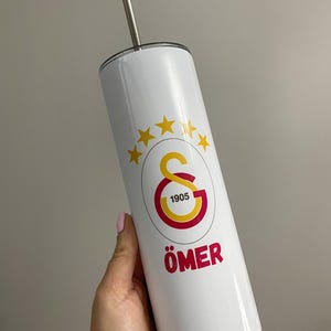 Mens football team gift set / Any team Football Insulated water bottle / Galatasaray, Fenerbahçe, Beşiktaş / Mug, Tumbler, keyring/holiday image 11