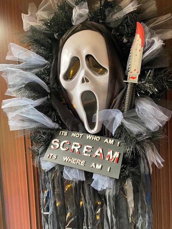 Ghostly Spirit Screaming Face Decoration Halloween Items Unisex Ghostly Spirit Screaming Face Decoration Halloween Items Unisex