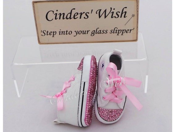 Bling baby converse shoes best sale