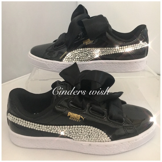 Bling Swarovski Puma Basket Heart 