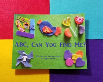 Sale! ABC, Can You Find Me? An alphabet search book! FREE US Shipping