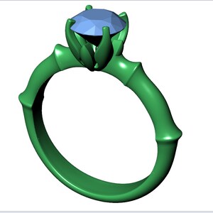 Engagement and Wedding Ring 3D CAD Design CA2 - Etsy