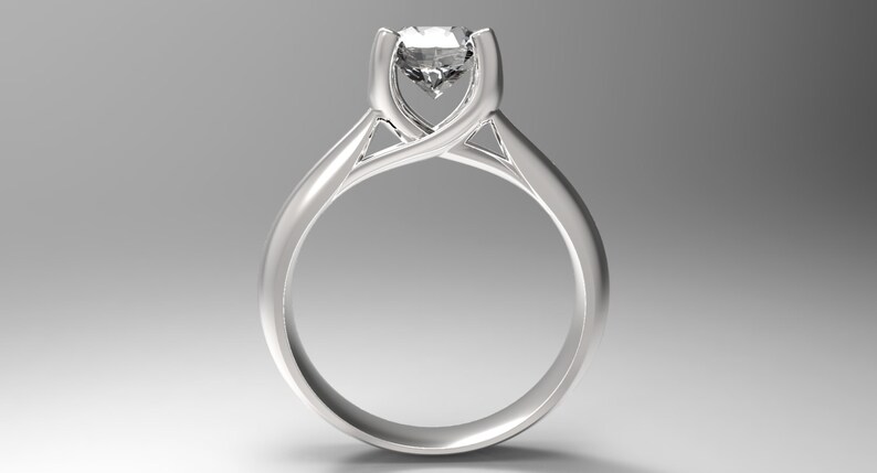 Engagement 3D CAD Ring CA4 - Etsy