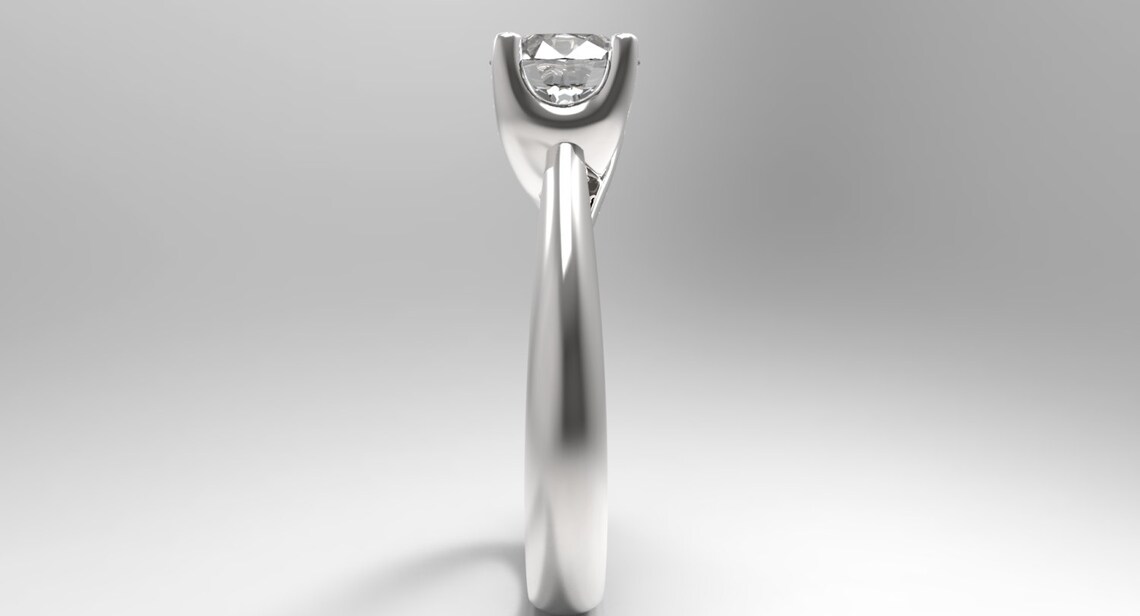 Engagement 3D CAD Ring CA4 - Etsy