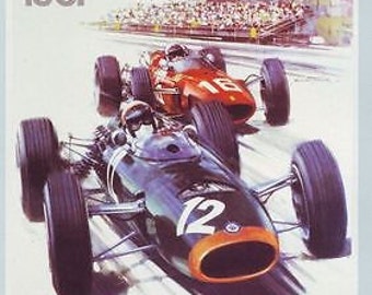 A2 Print 1977 Monaco Grand Prix Poster A3