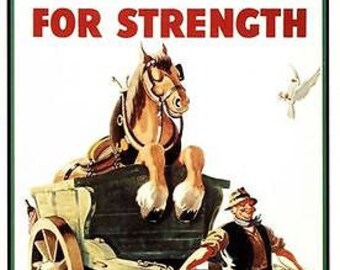 A2 Print 1950/'s Brasso Advertising Poster A3