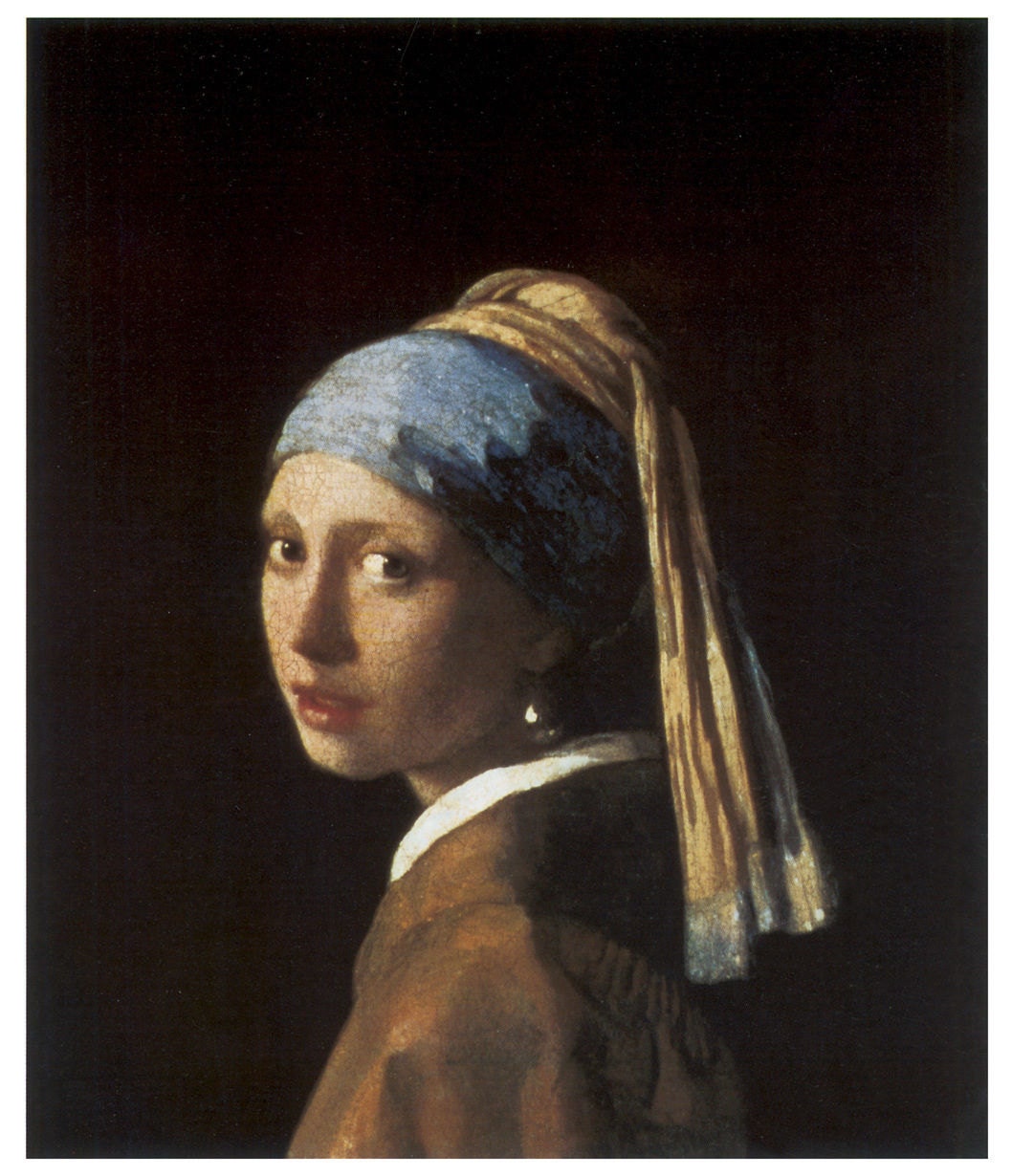 Vermeer Girl With a Pearl Earring 1665 Art Canvas/Poster Etsy