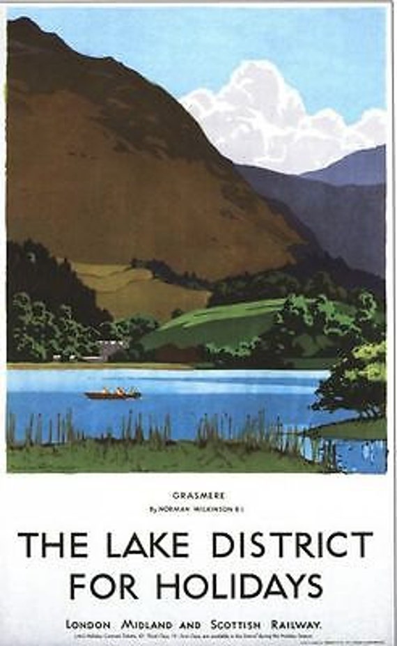 LMS Ullswater Lake District Railway A3 A2 Print