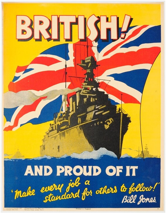 Items similar to Vintage British Empire Propaganda Poster A3 Print on Etsy