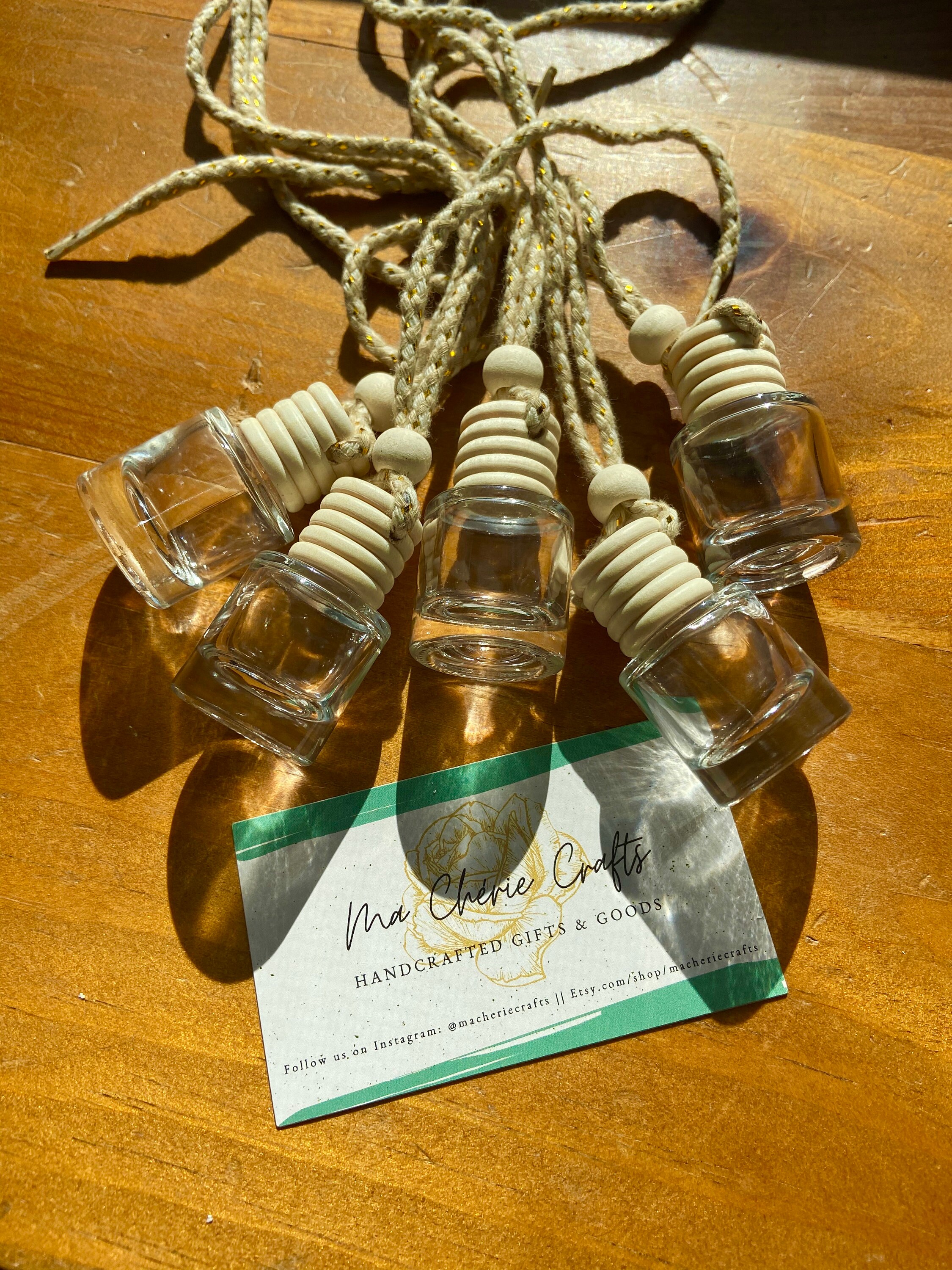 Car Freshener | CHOOSE YOUR SCENT | Natural Freshener | Mini Wooden D…