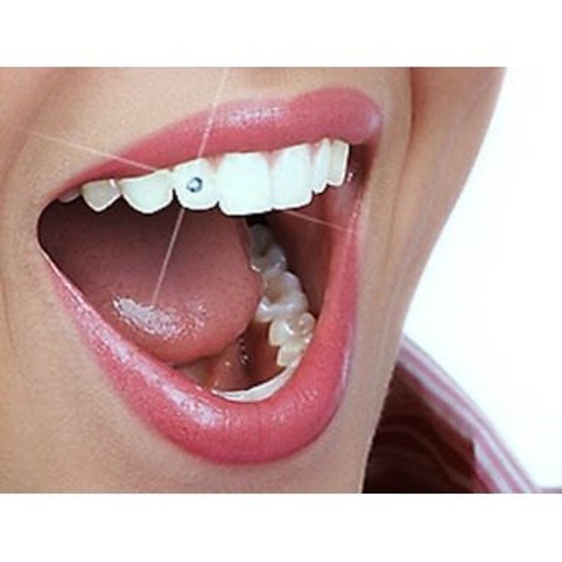 Tooth jewels crystal tooth gems kit temporary piercing Etsy