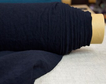 メンズ MASSAGERIE LINO LINEN 100 BLACK INDIGO