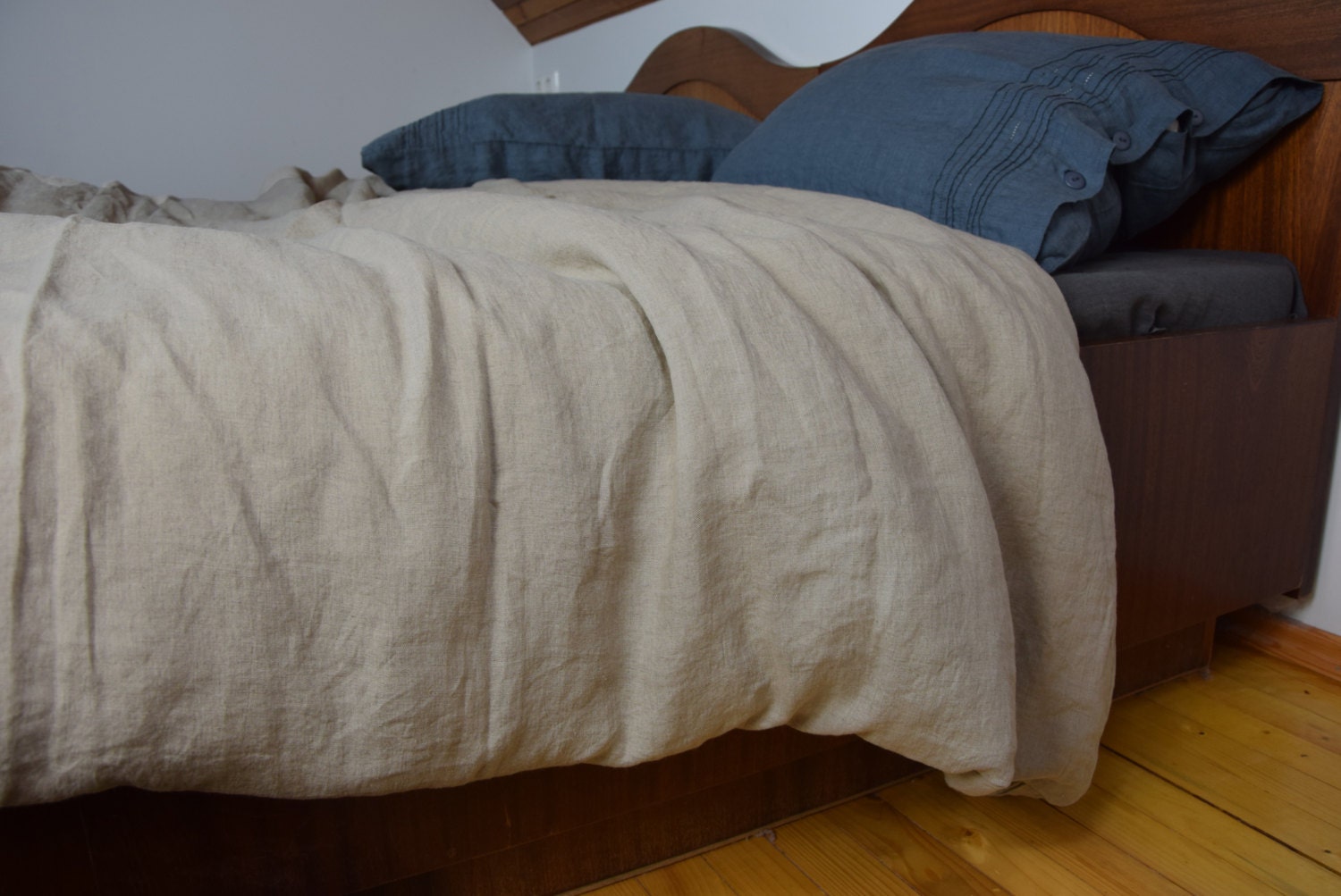 100 Linen Duvet Cover Natural Bedding Collection Not