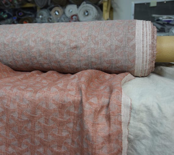 Pure linen fabric "Vita Serengeti" 220gsm. Fluffy double-faced two sided. Washed-softened.Temporarily OUT OF STOCK.